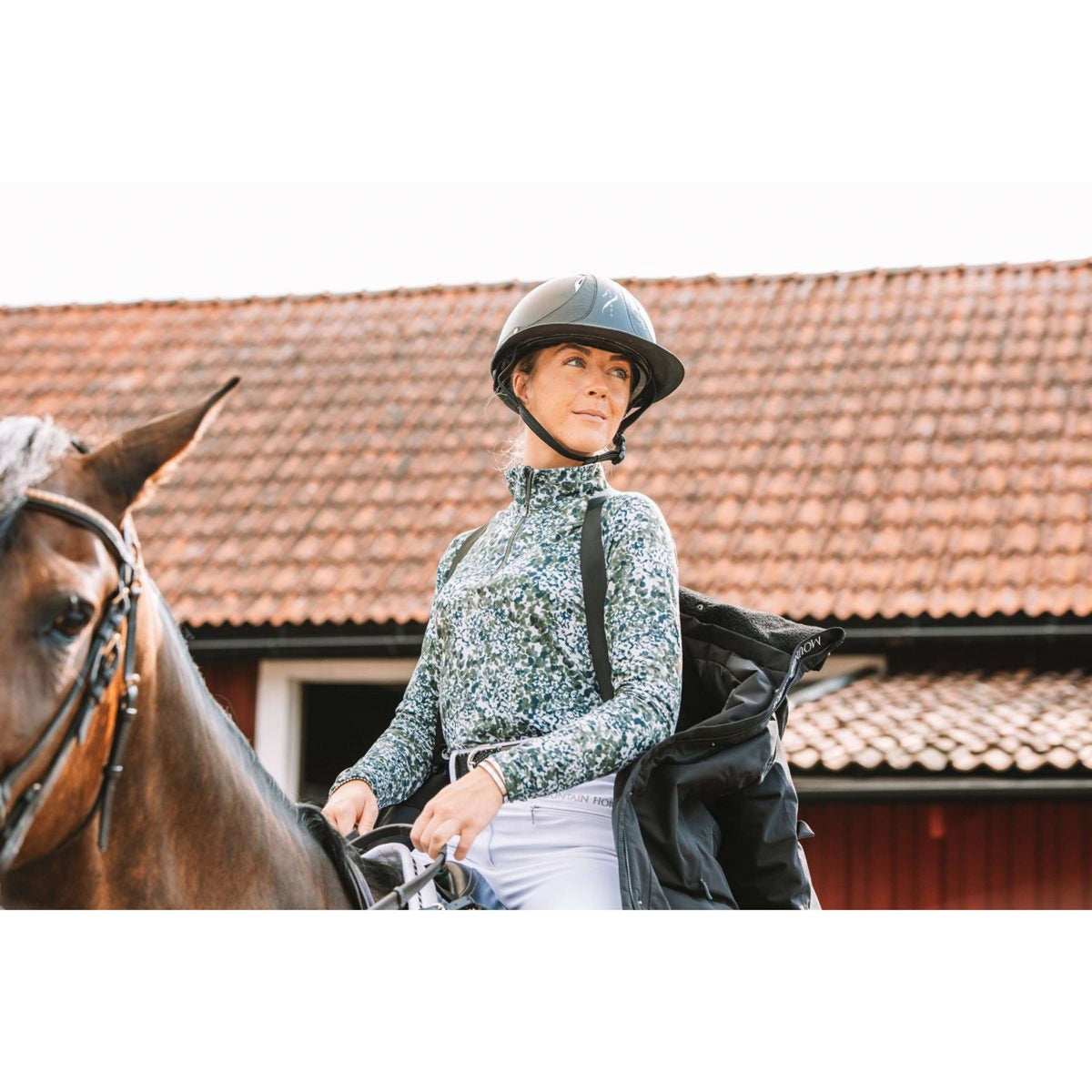 Mountain Horse Veste Longue Saga Onyx Black