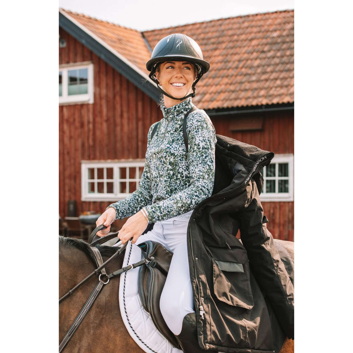Mountain Horse Veste Longue Saga Onyx Black