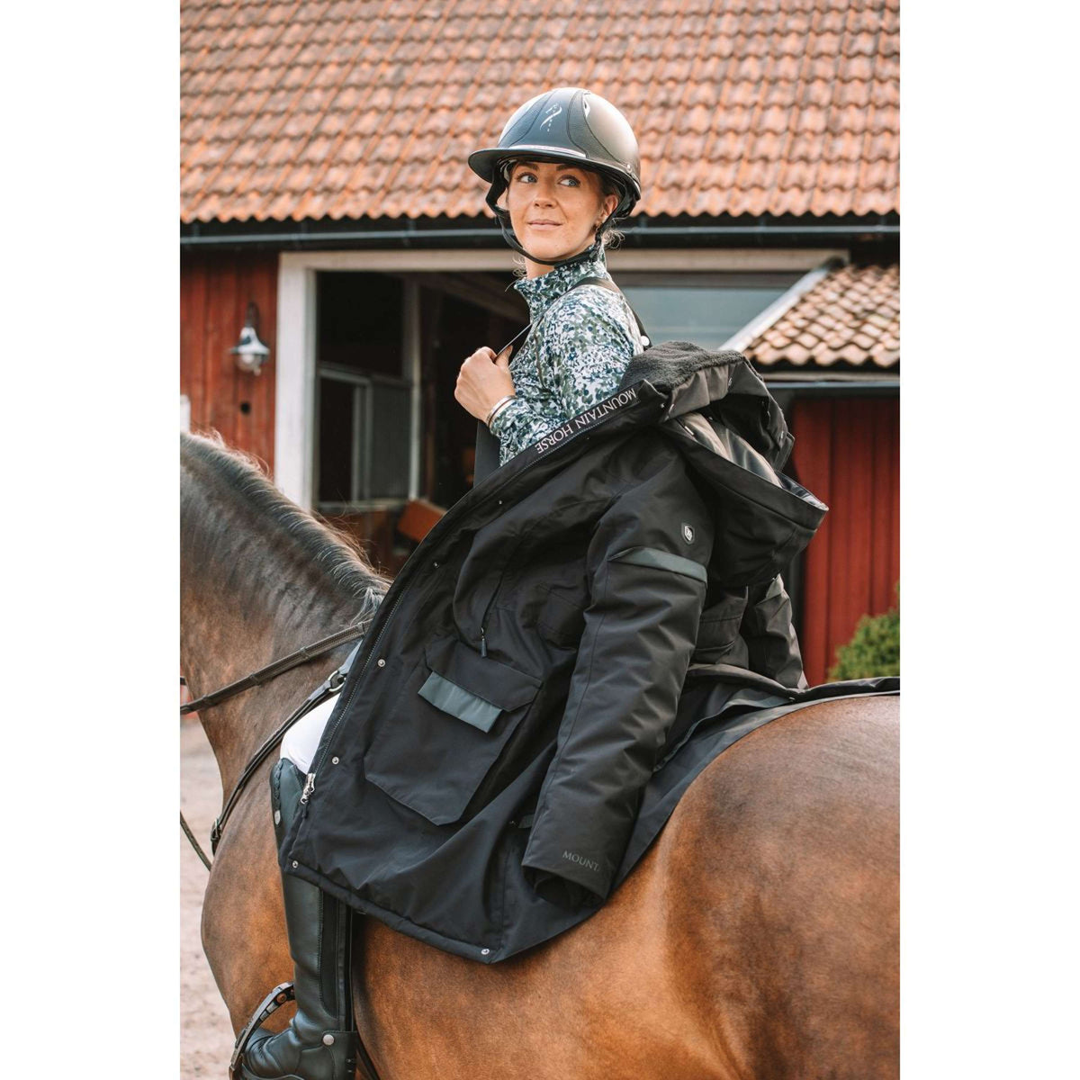 Mountain Horse Veste Longue Saga Onyx Black