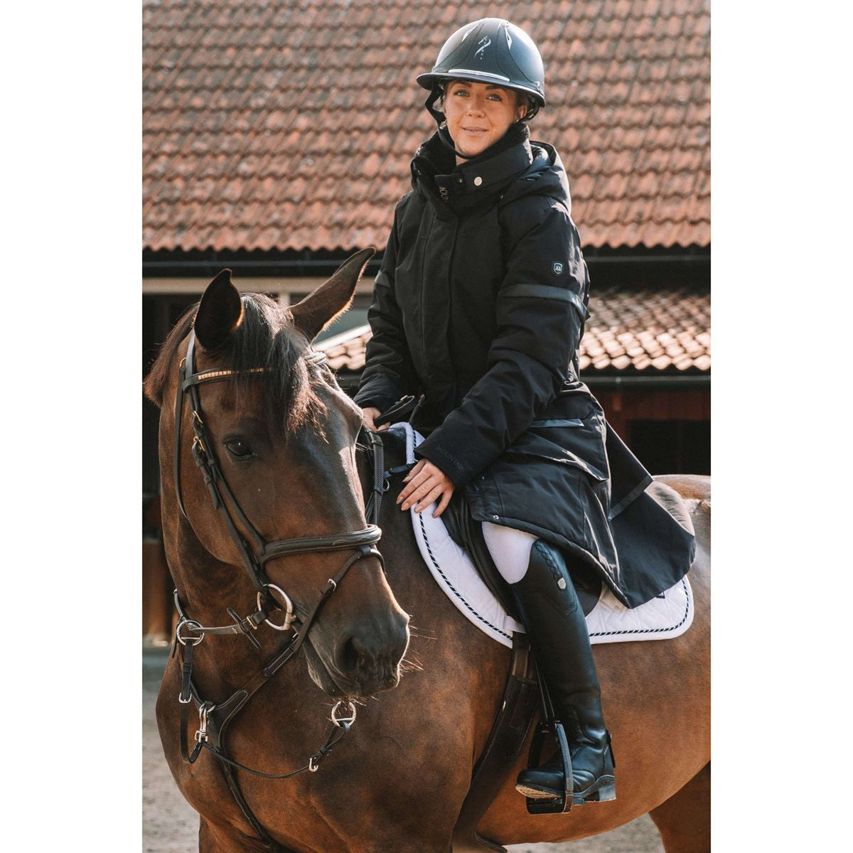 Mountain Horse Veste Longue Saga Onyx Black
