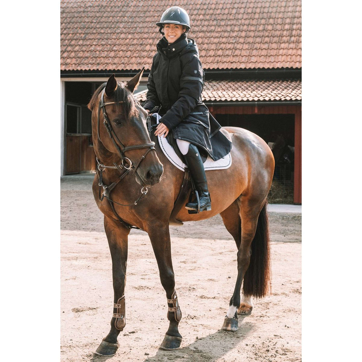 Mountain Horse Veste Longue Saga Onyx Black