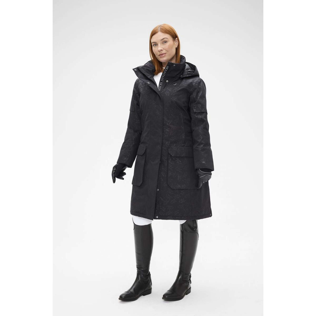 Mountain Horse Veste Longue Saga Black Leaf