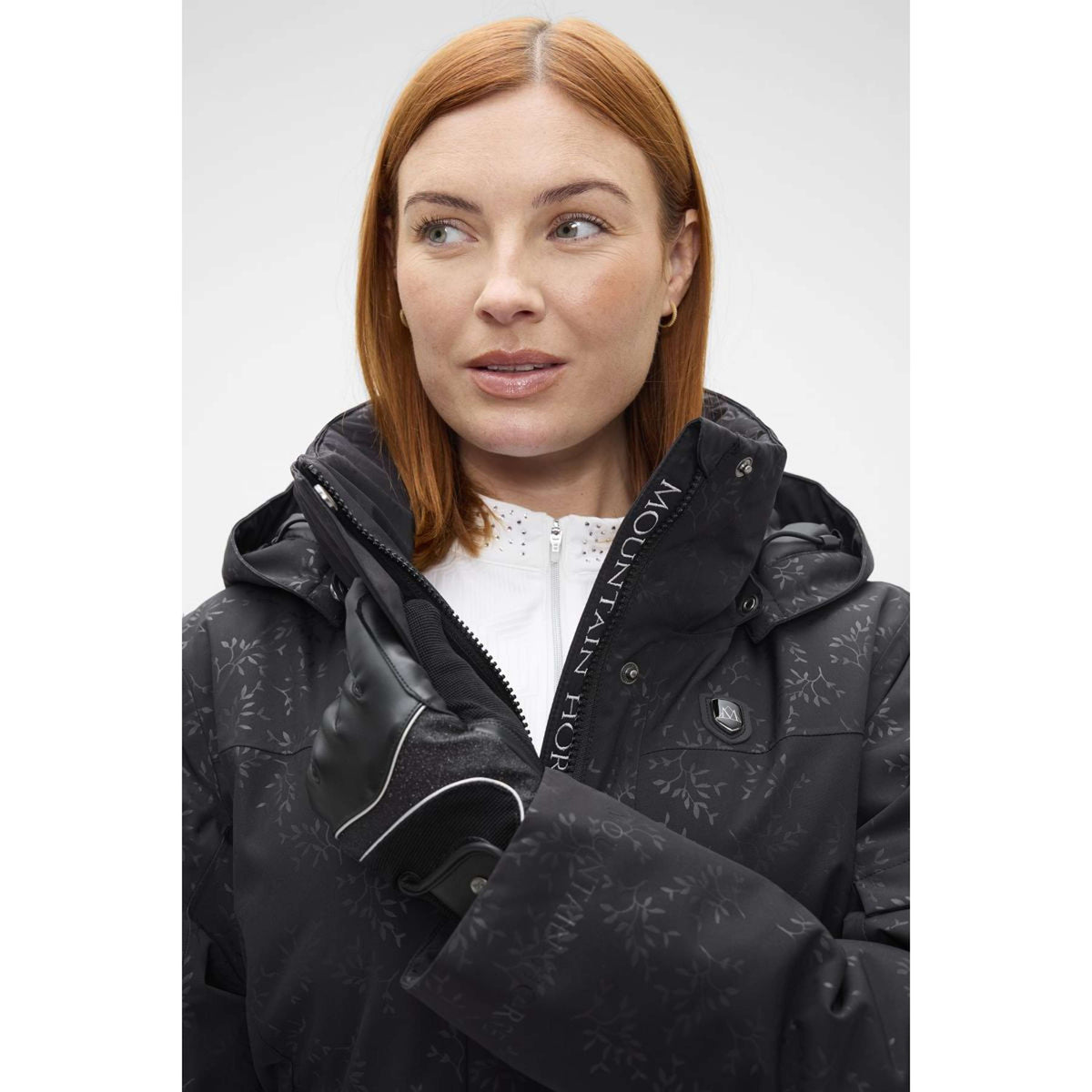 Mountain Horse Veste Longue Saga Black Leaf