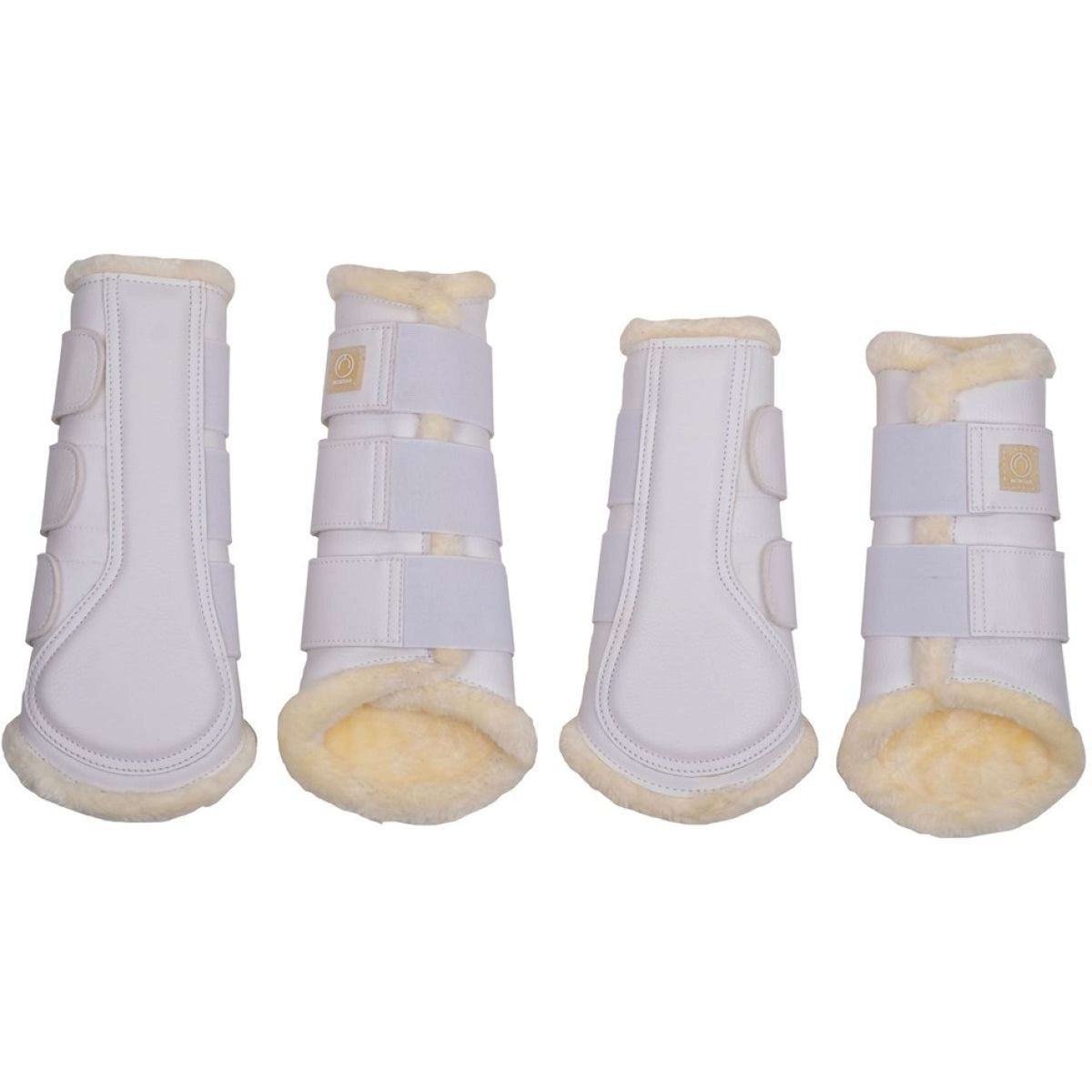 Montar Guêtres Tech en Cuir Blanc