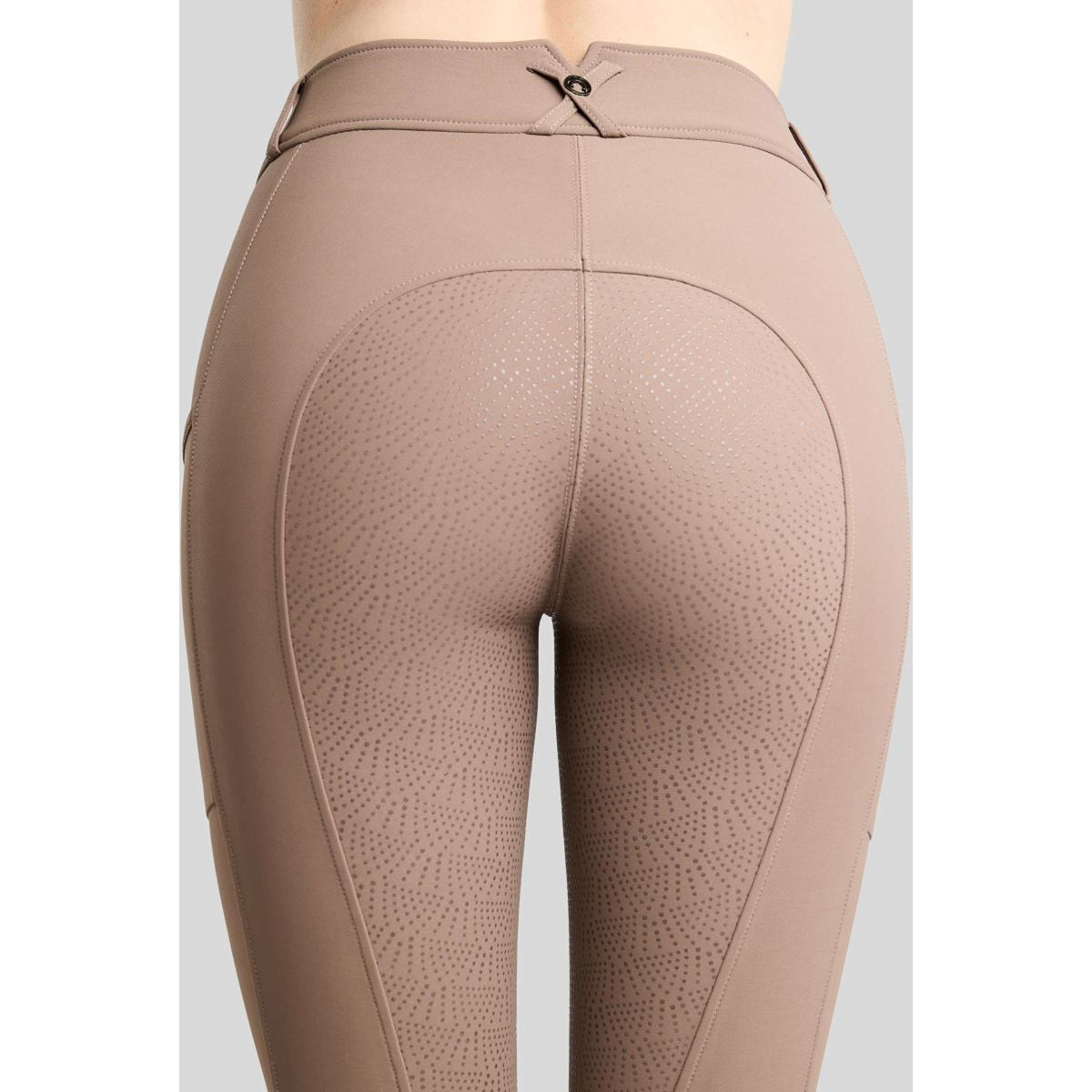 Montar Pantalon d'Équitation MoMegan Full Grip Nougat Brown