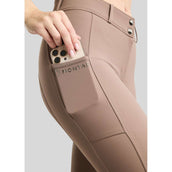 Montar Pantalon d'Équitation MoMegan Full Grip Nougat Brown