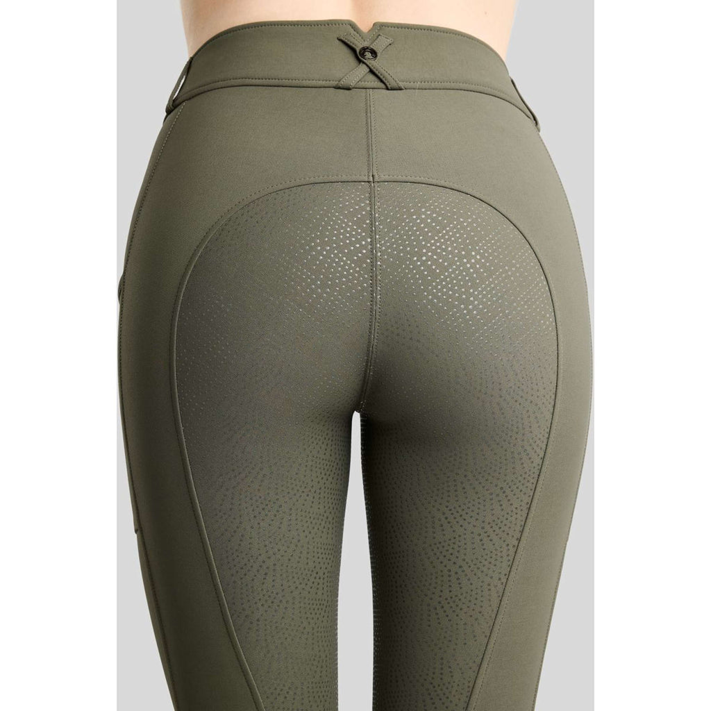 Montar Pantalon d'Équitation MoMegan Full Grip Forest Green