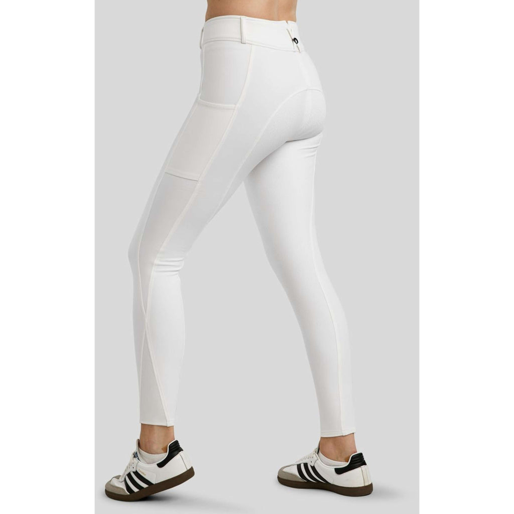 Montar Pantalon d'Équitation Megan Full Grip Blanc