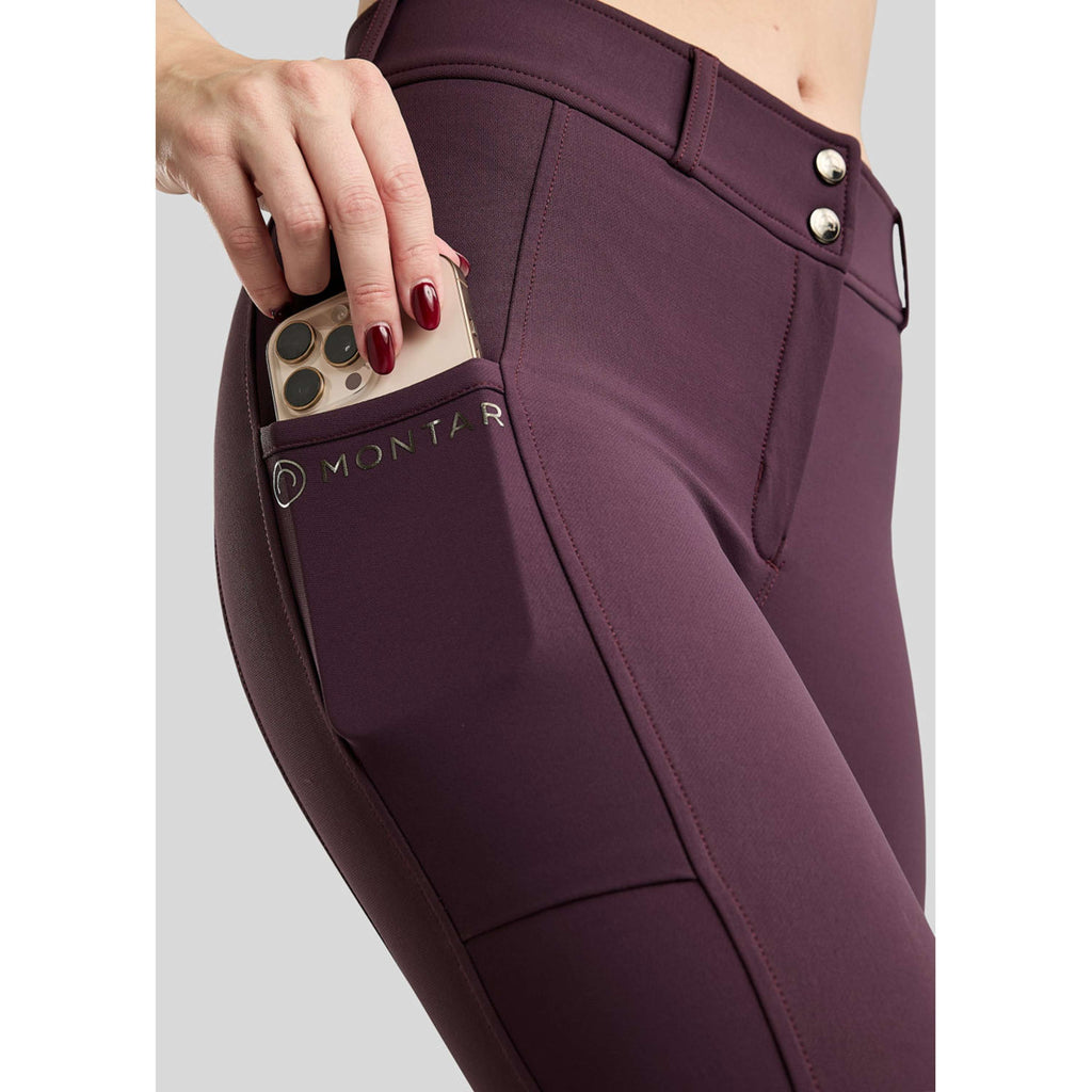 Montar Pantalon d'Équitation Megan Full Grip Fig