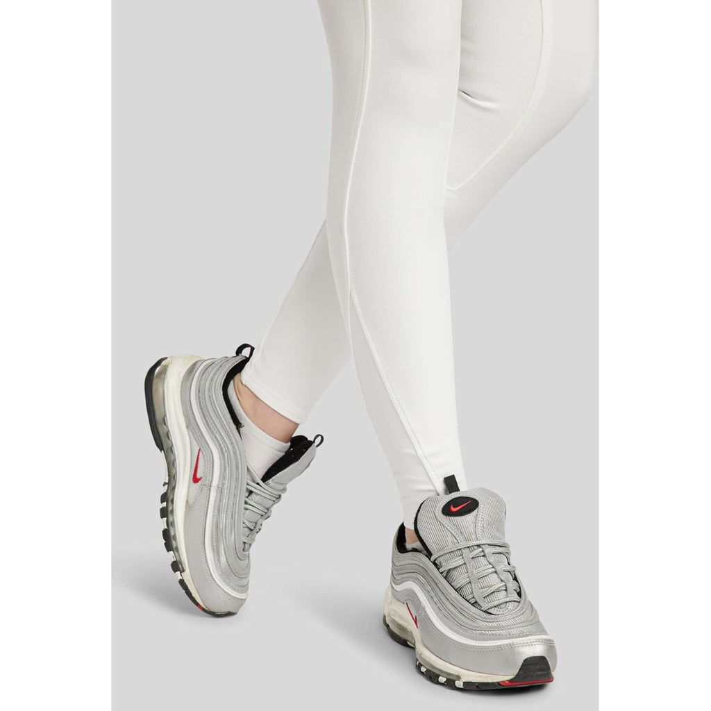 Montar Pantalon d'Équitation Megan Yati Highwaist Full Grip Blanc
