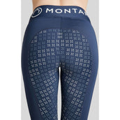 Montar Legging d'Équitation Selena Pull On FullGrip Marin