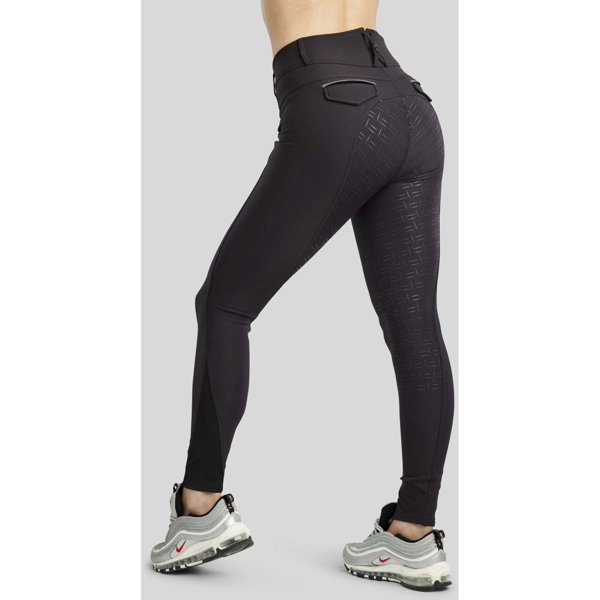 Montar Pantalon d'Équitation MoGloria Full Grip Noir
