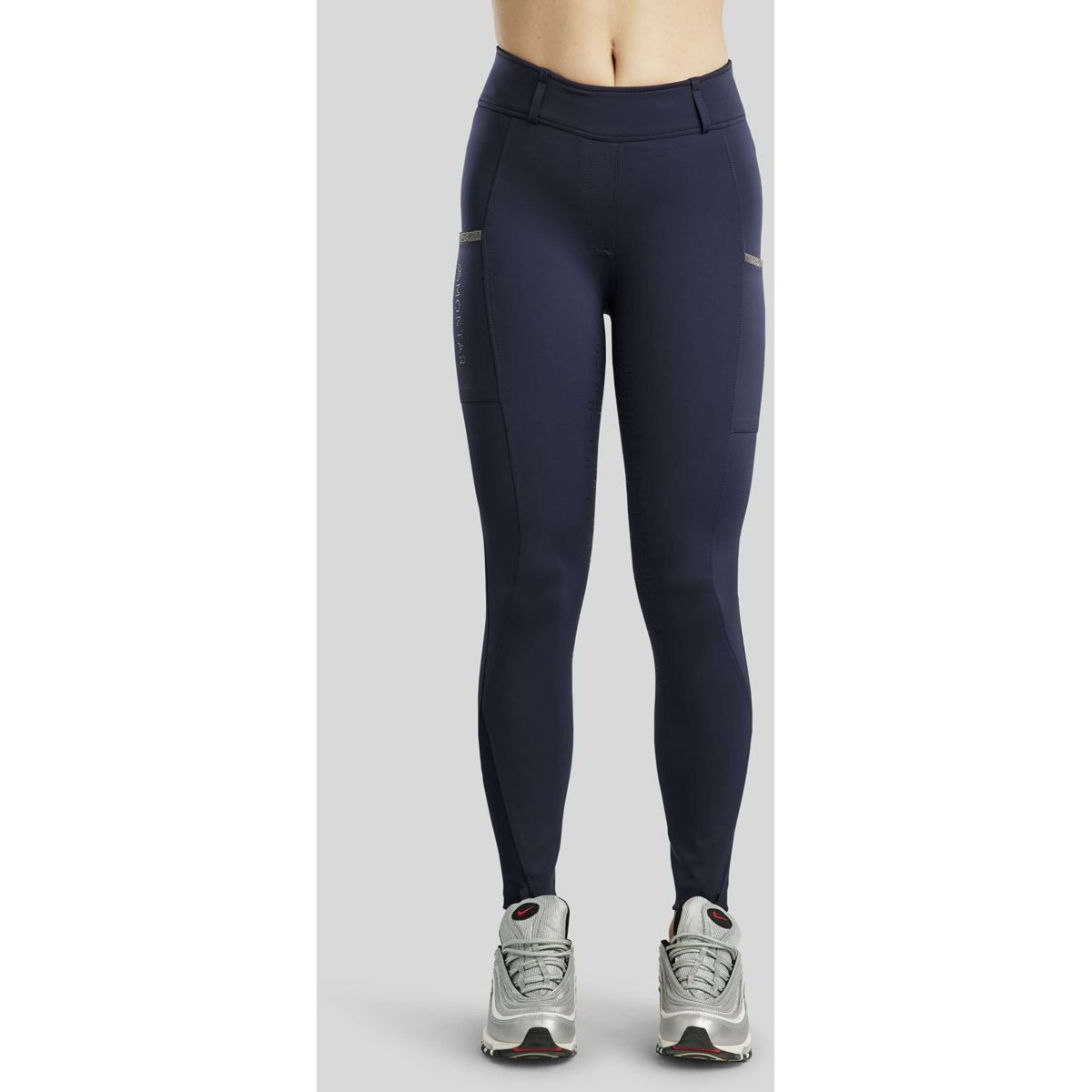 Montar Legging d'Équitation MoGloria Full Grip Marin
