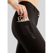 Montar Pantalon d'Équitation MoLila Champagne Crystals Full Grip Noir