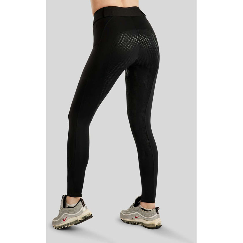 Montar Legging d'Équitation MoZike Refined Full Grip Noir Montar Legging d'Équitation MoZike Refined Full Grip Noir