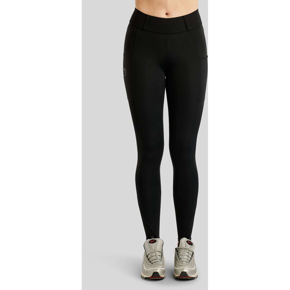 Montar Legging d'Équitation MoZike Refined Full Grip Noir