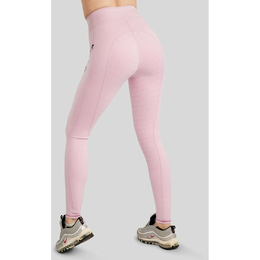 Montar Legging d'Équitation MoPearl Pintuck Full Grip Candy Pink Montar Legging d'Équitation MoPearl Pintuck Full Grip Candy Pink