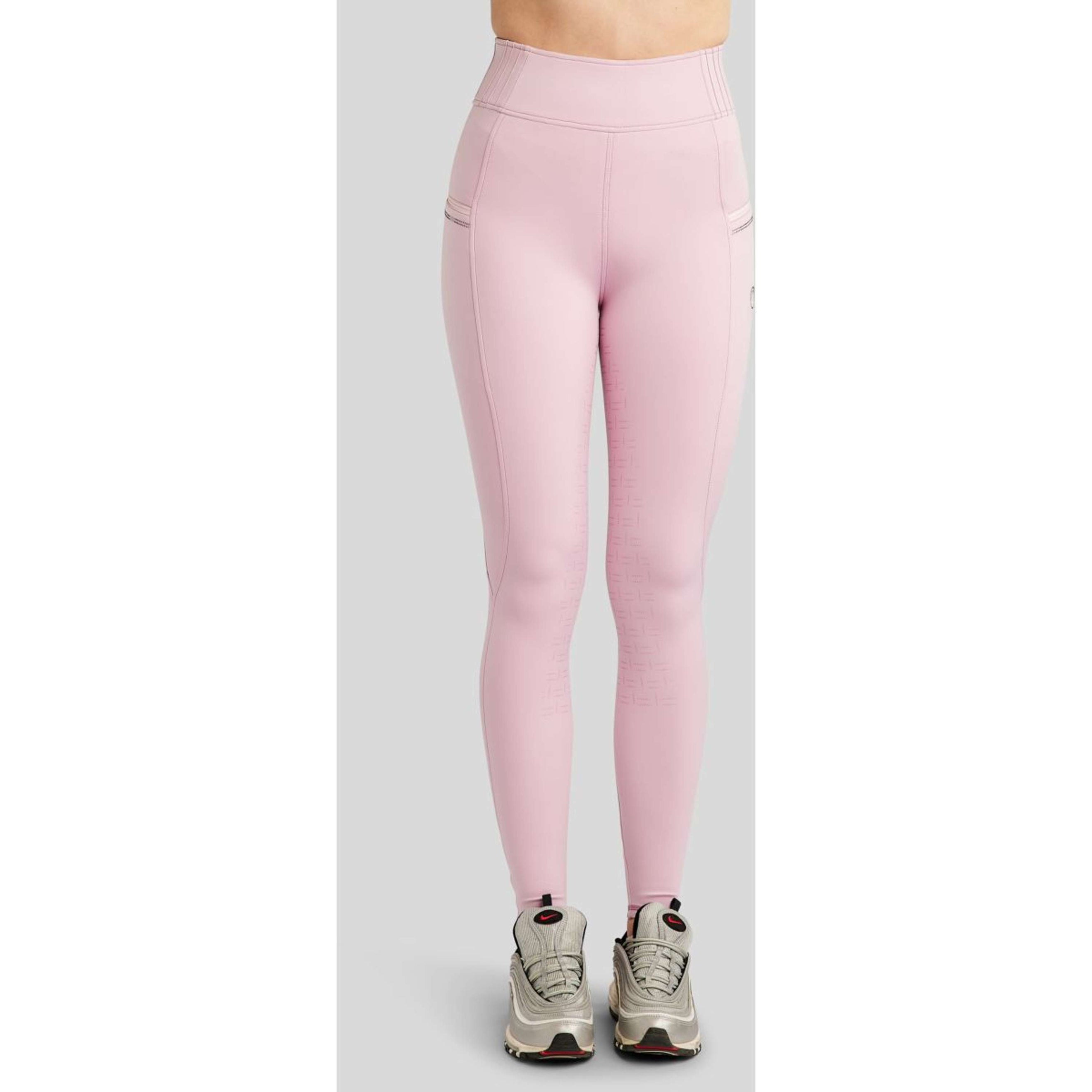 Montar Legging d'Équitation MoPearl Pintuck Full Grip Candy Pink Montar Legging d'Équitation MoPearl Pintuck Full Grip Candy Pink