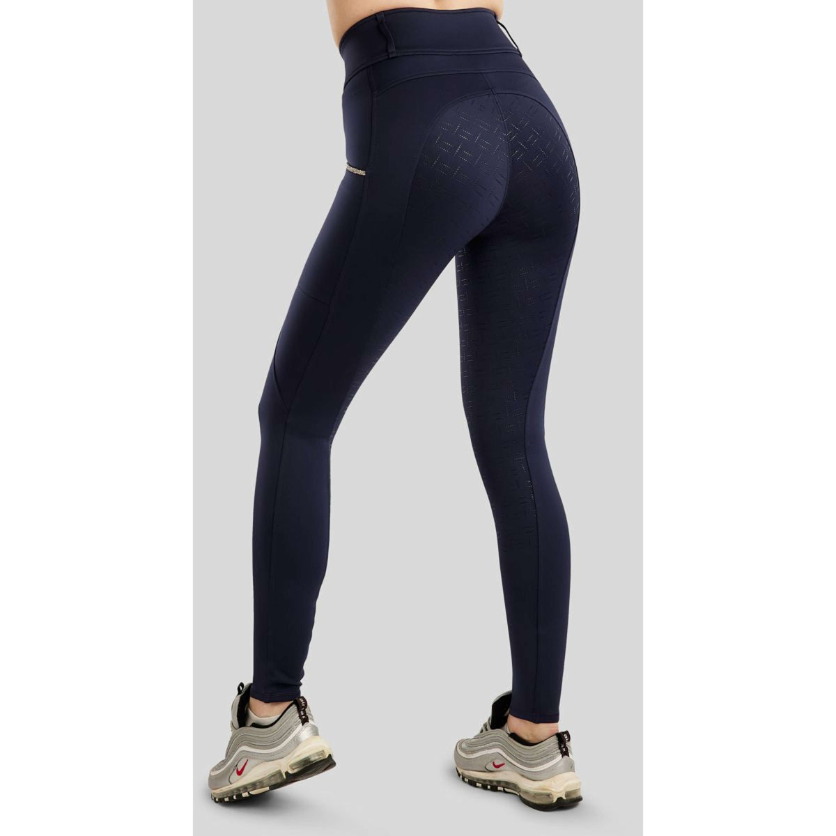 Montar Legging d'Équitation MoLila Champagne Crystals Full Grip Marin