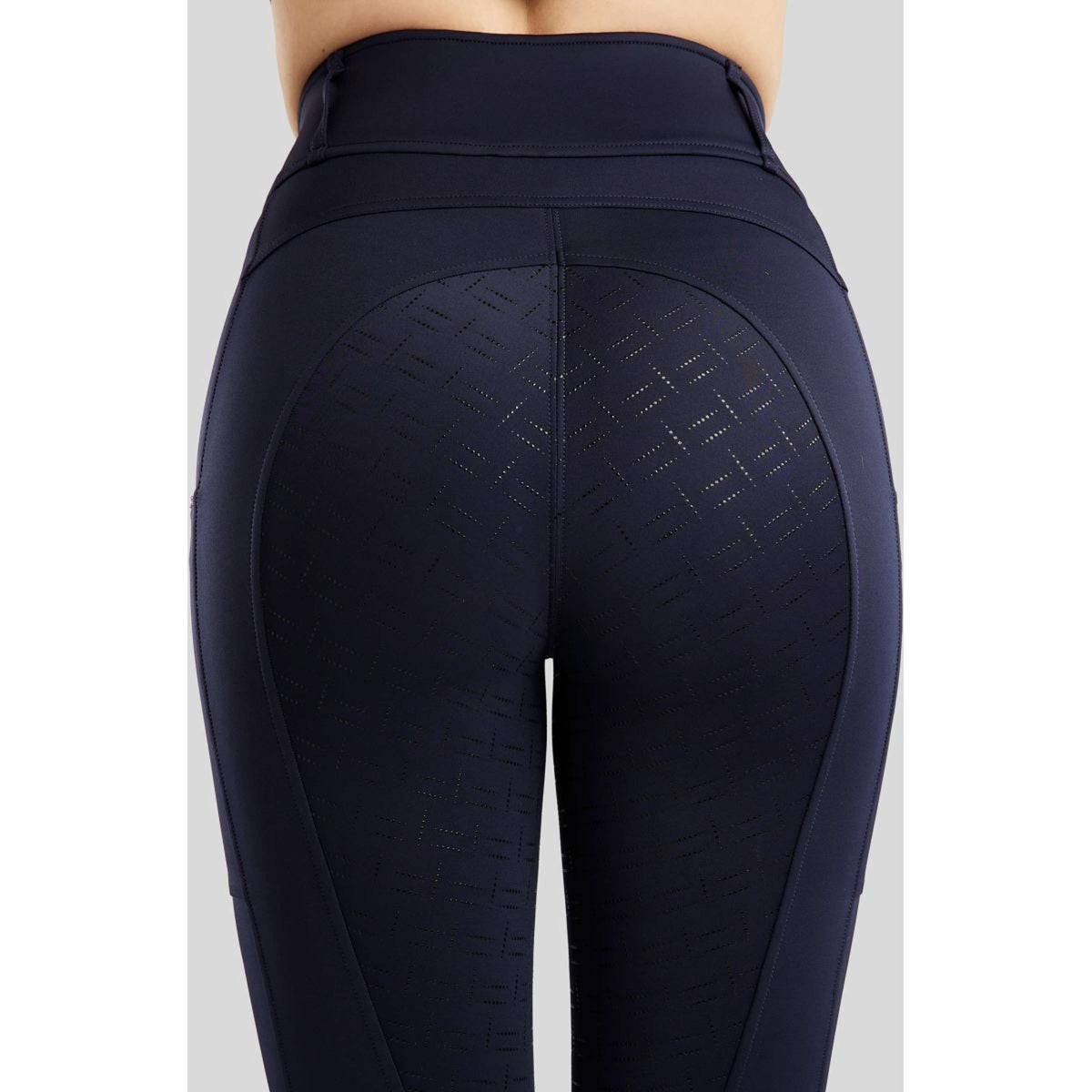 Montar Legging d'Équitation MoLila Champagne Crystals Full Grip Marin