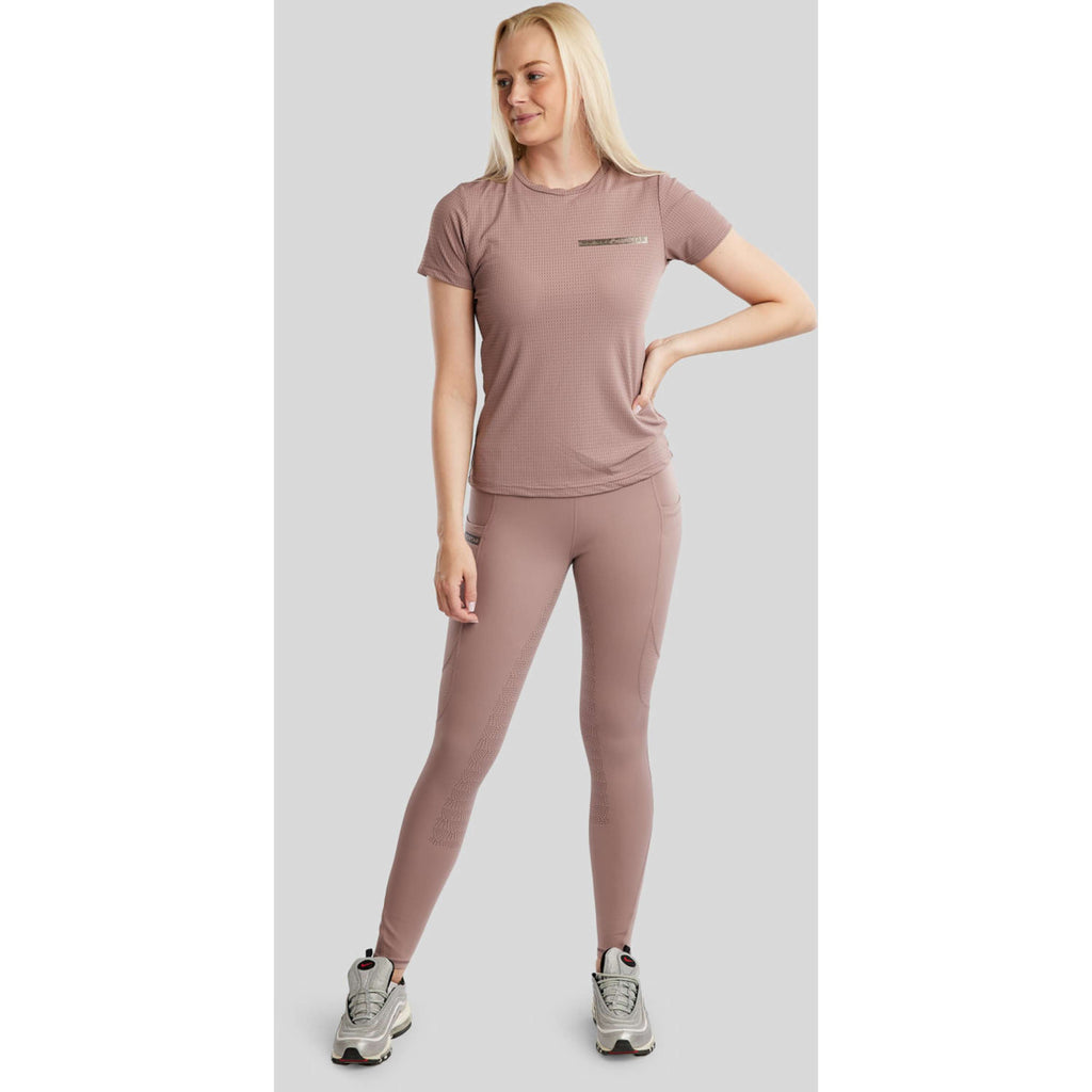 Montar Legging d'Équitation MoTilley Full Grip Blush