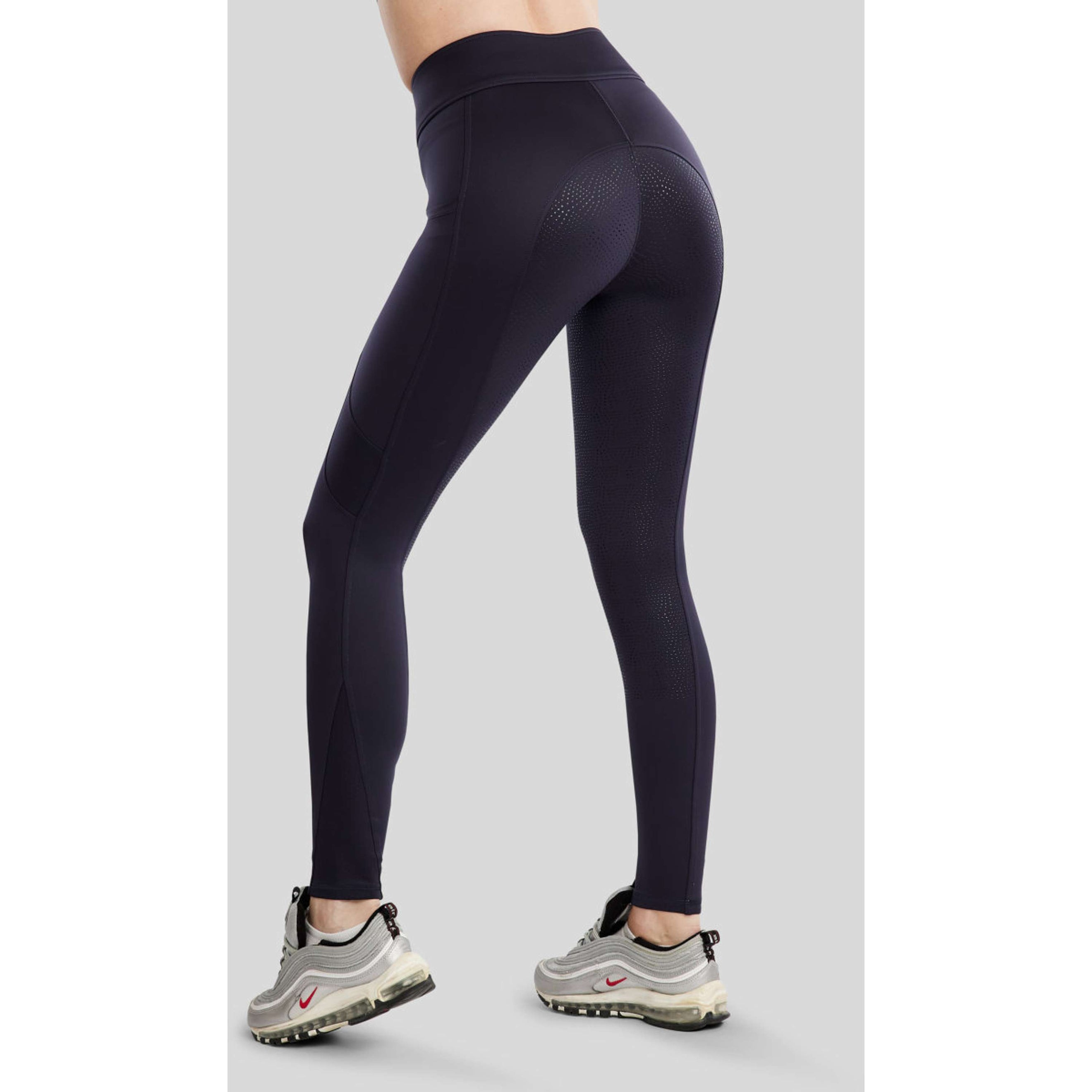 Montar Legging d'Équitation MoTilley Full Grip Marin