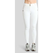 Montar Pantalon d'Équitation MoVeronica Golden Quartz Full Grip Blanc