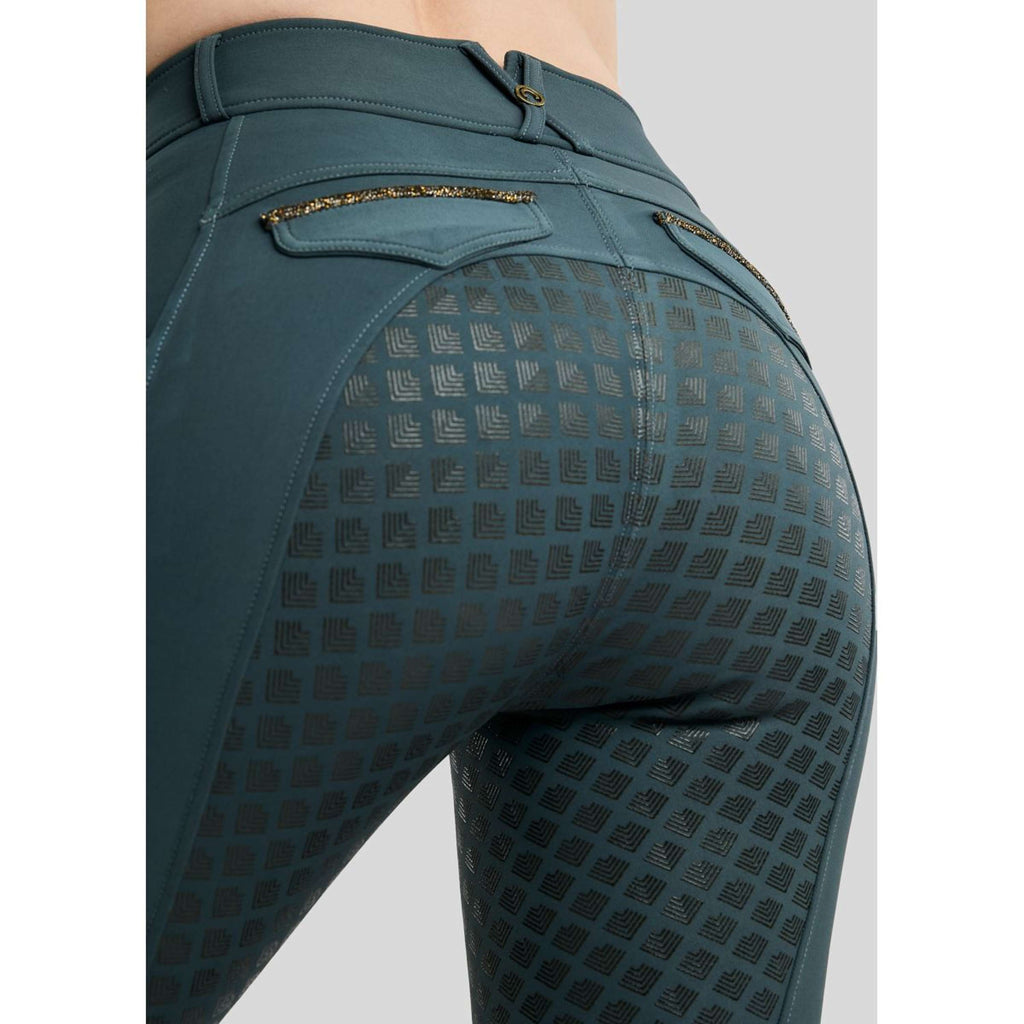 Montar Pantalon d'Équitation MoVeronica Golden Quartz Full Grip Dark Slate
