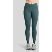 Montar Leggings d'équitation Thermo MoVeronica Golden Quartz Full Grip Dark Slate