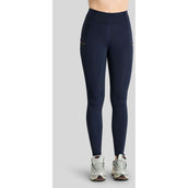 Montar Leggings d'équitation Thermo MoVeronica Golden Quartz Full Grip Marine