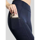 Montar Leggings d'équitation Thermo MoVeronica Golden Quartz Full Grip Marine