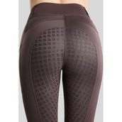 Montar Leggings d'équitation Thermo MoVeronica Golden Quartz Full Grip Black Peony