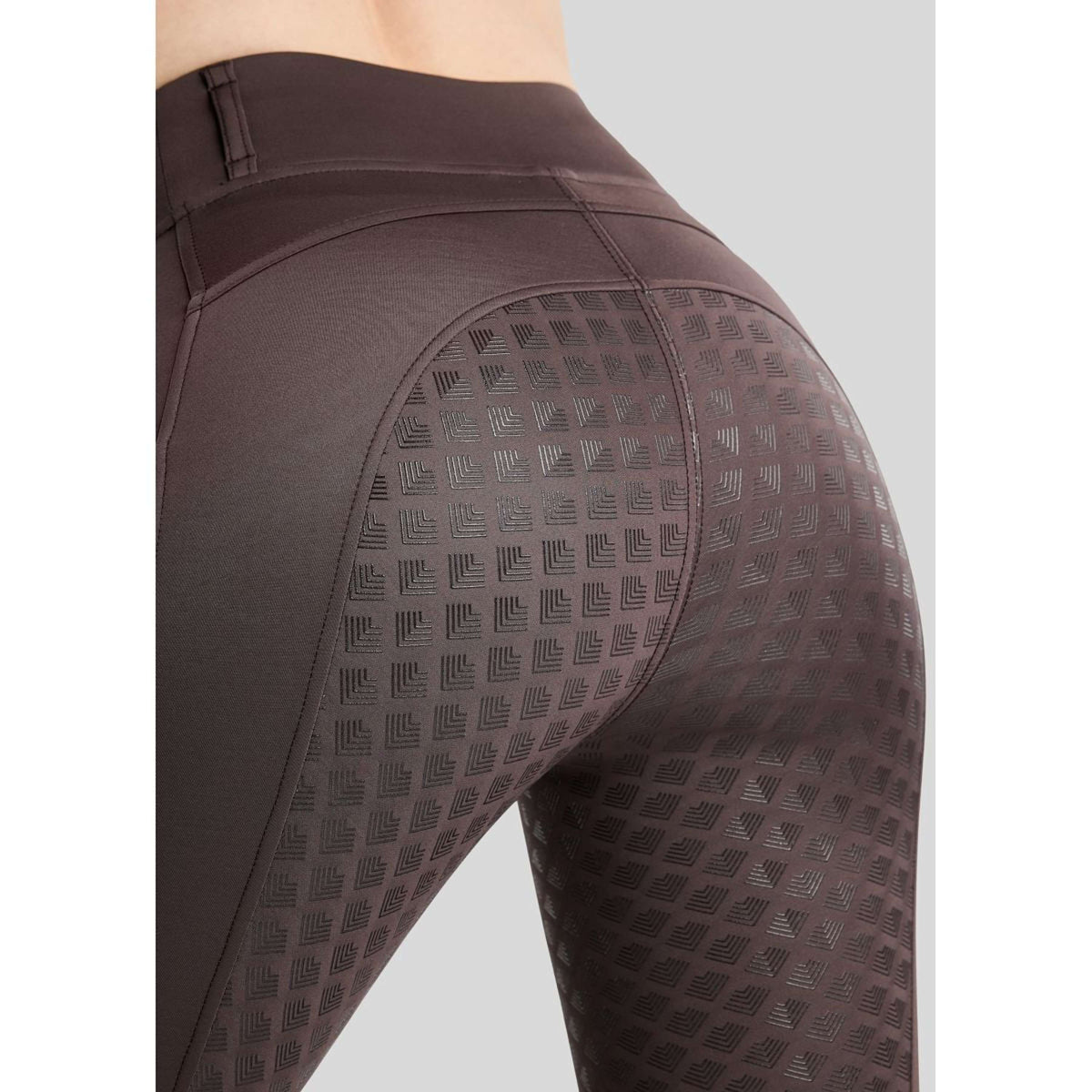 Montar Leggings d'équitation Thermo MoVeronica Golden Quartz Full Grip Black Peony
