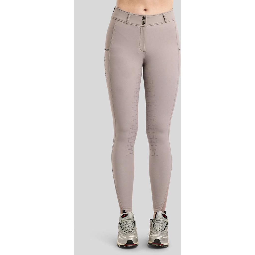 Montar Pantalon d'Équitation MoMaisy Full Grip Pearl Grey
