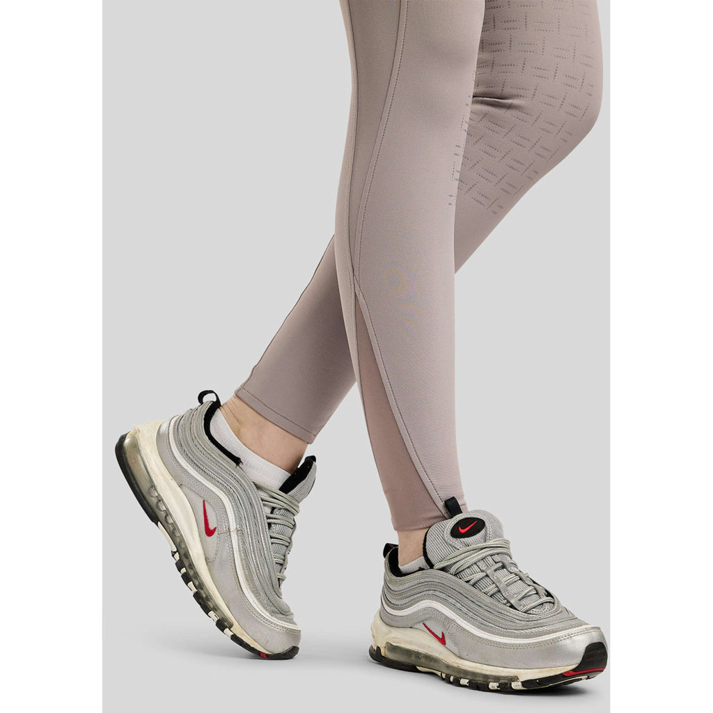 Montar Pantalon d'Équitation MoMaisy Full Grip Pearl Grey