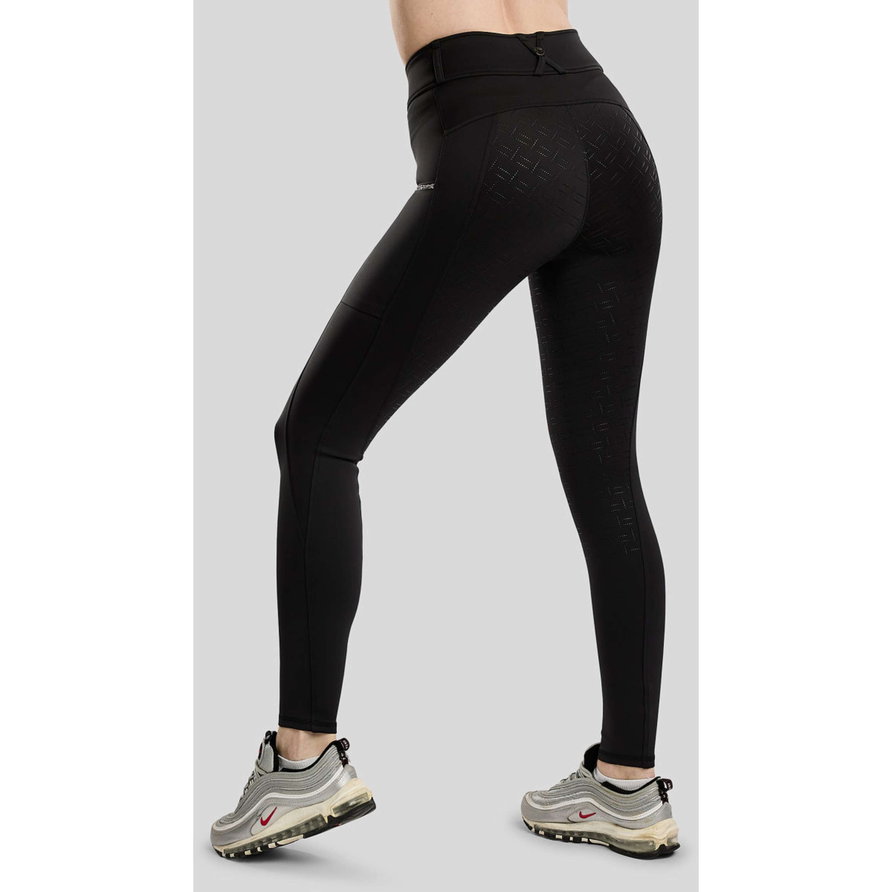 Montar Legging d'Équitation MoMaisy Full Grip Noir