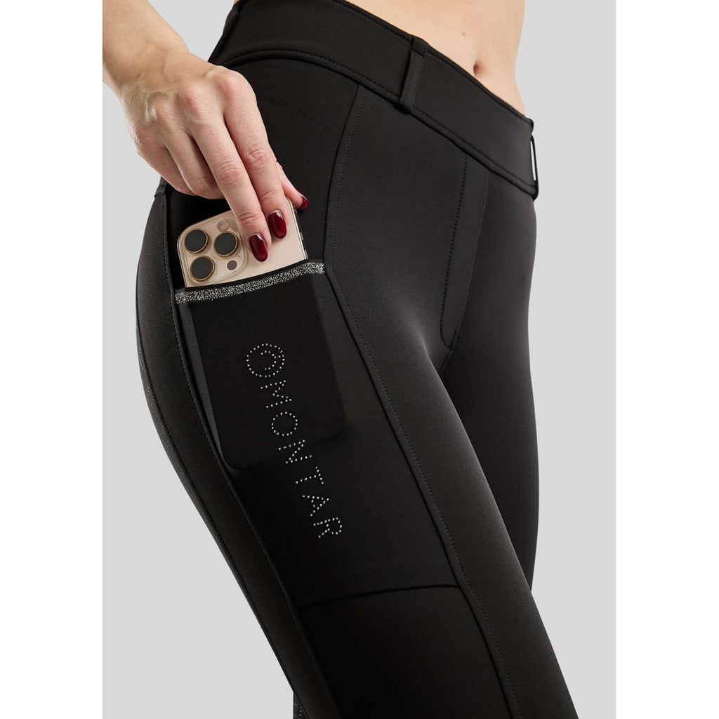 Montar Legging d'Équitation MoMaisy Full Grip Noir