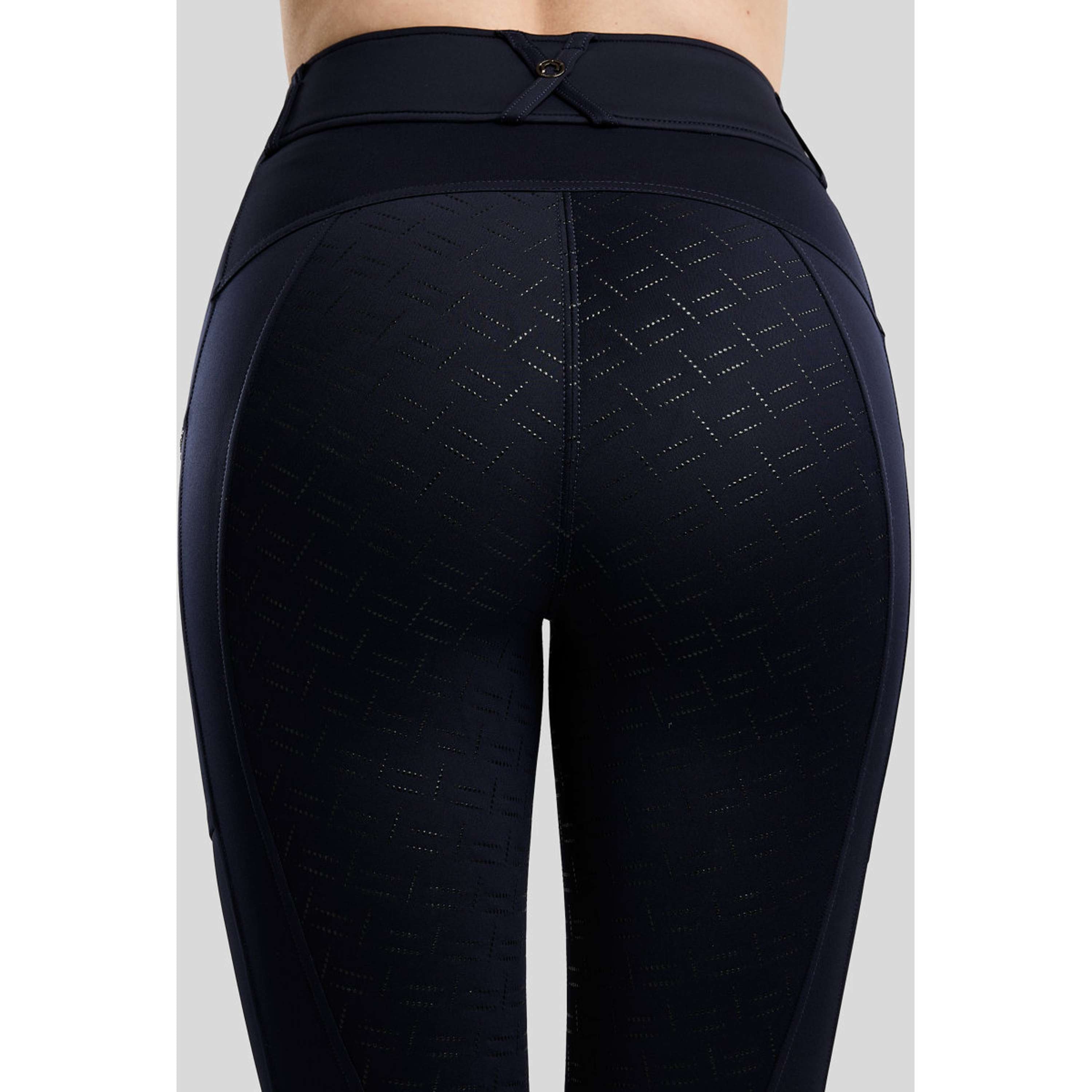Montar Legging d'Équitation MoMaisy Full Grip Marine