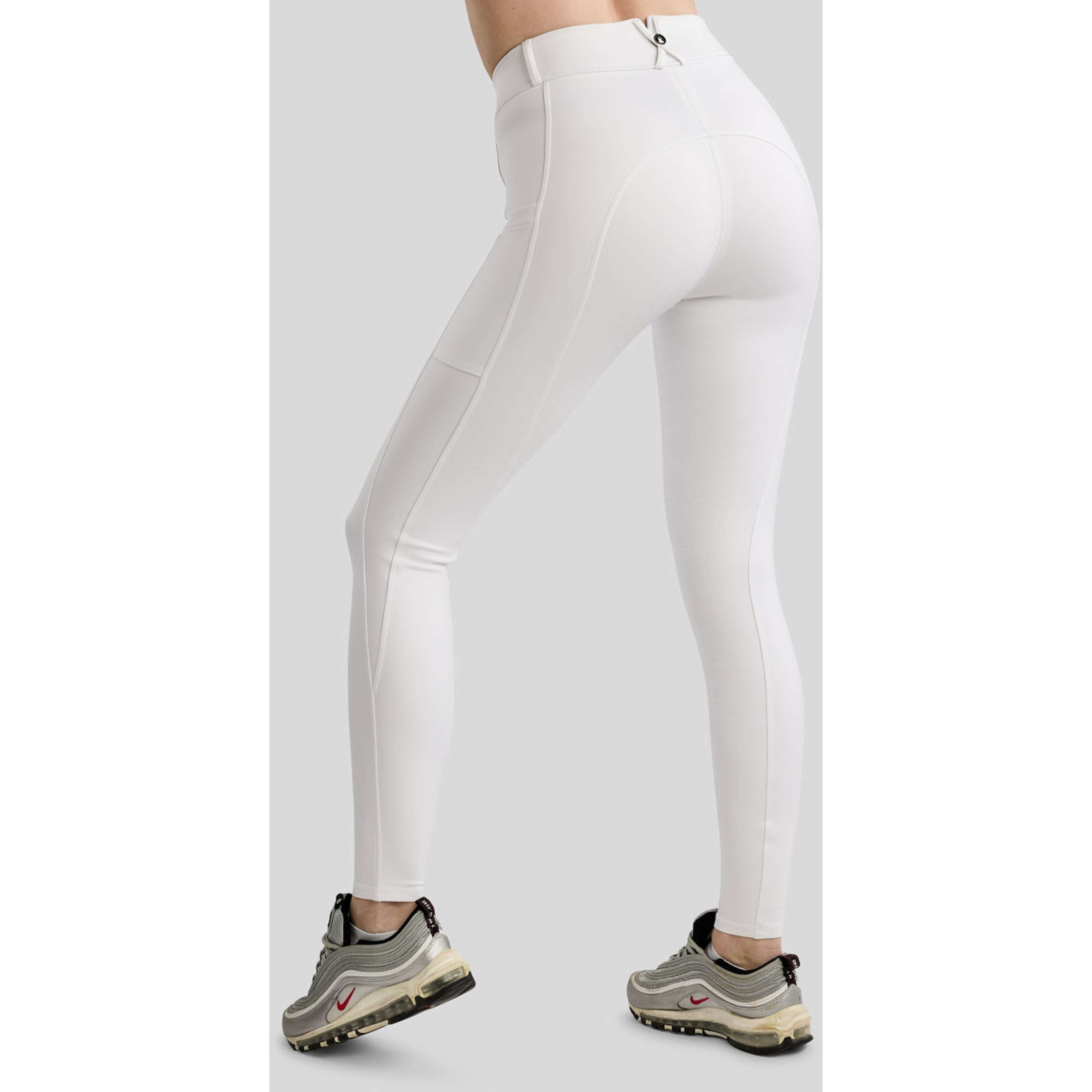 Montar Pantalon d'Équitation MoFair Full Grip Blanc