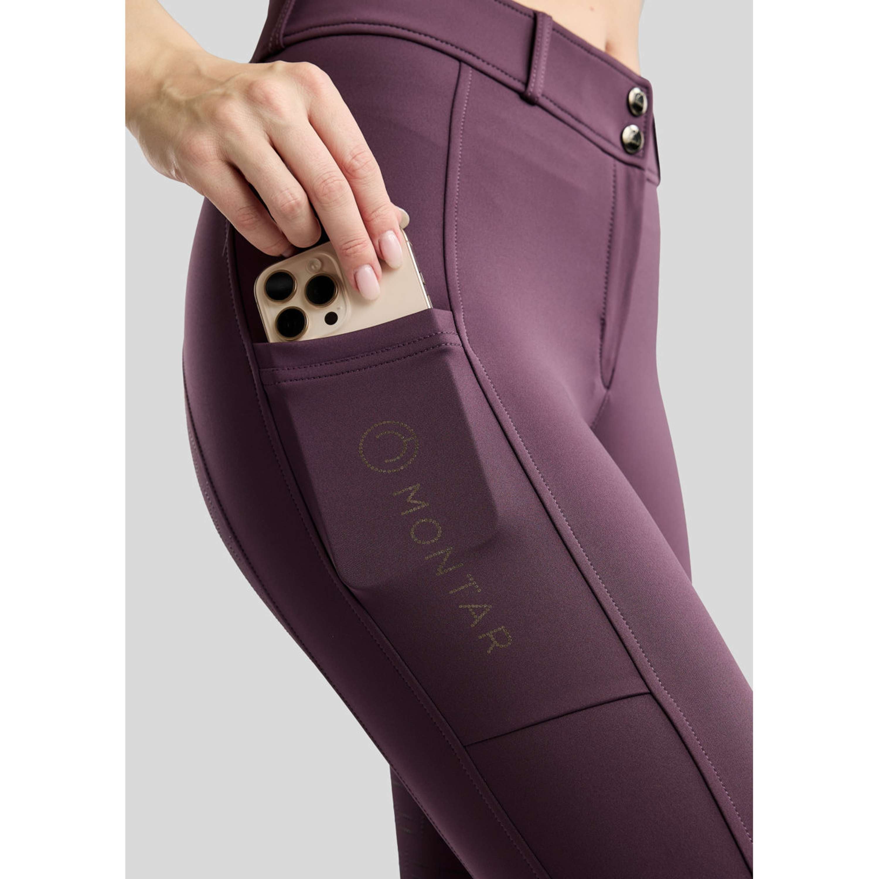 Montar Pantalon d'Équitation MoFair Full Grip Fig