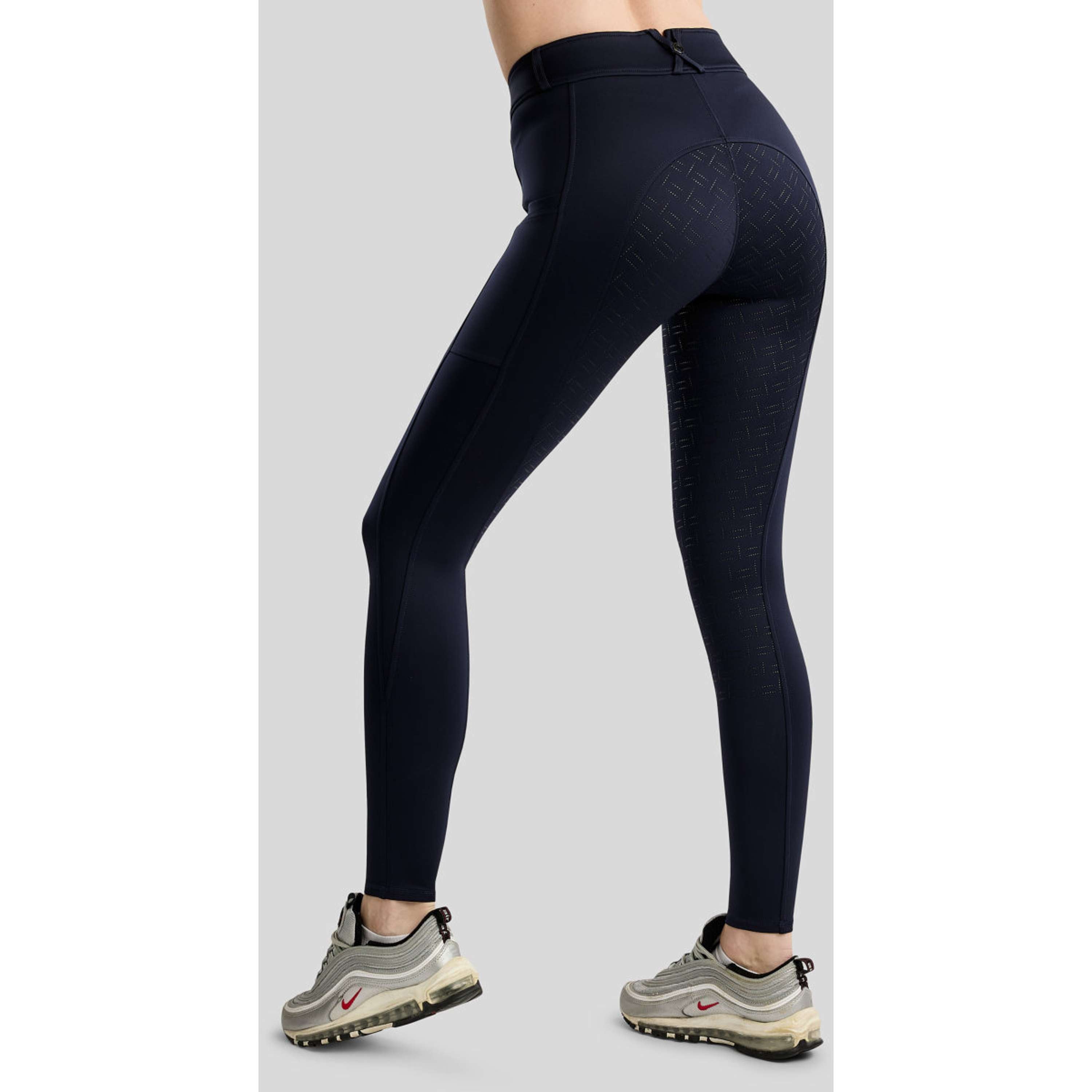 Montar Pantalon d'Équitation MoFair Full Grip Marine