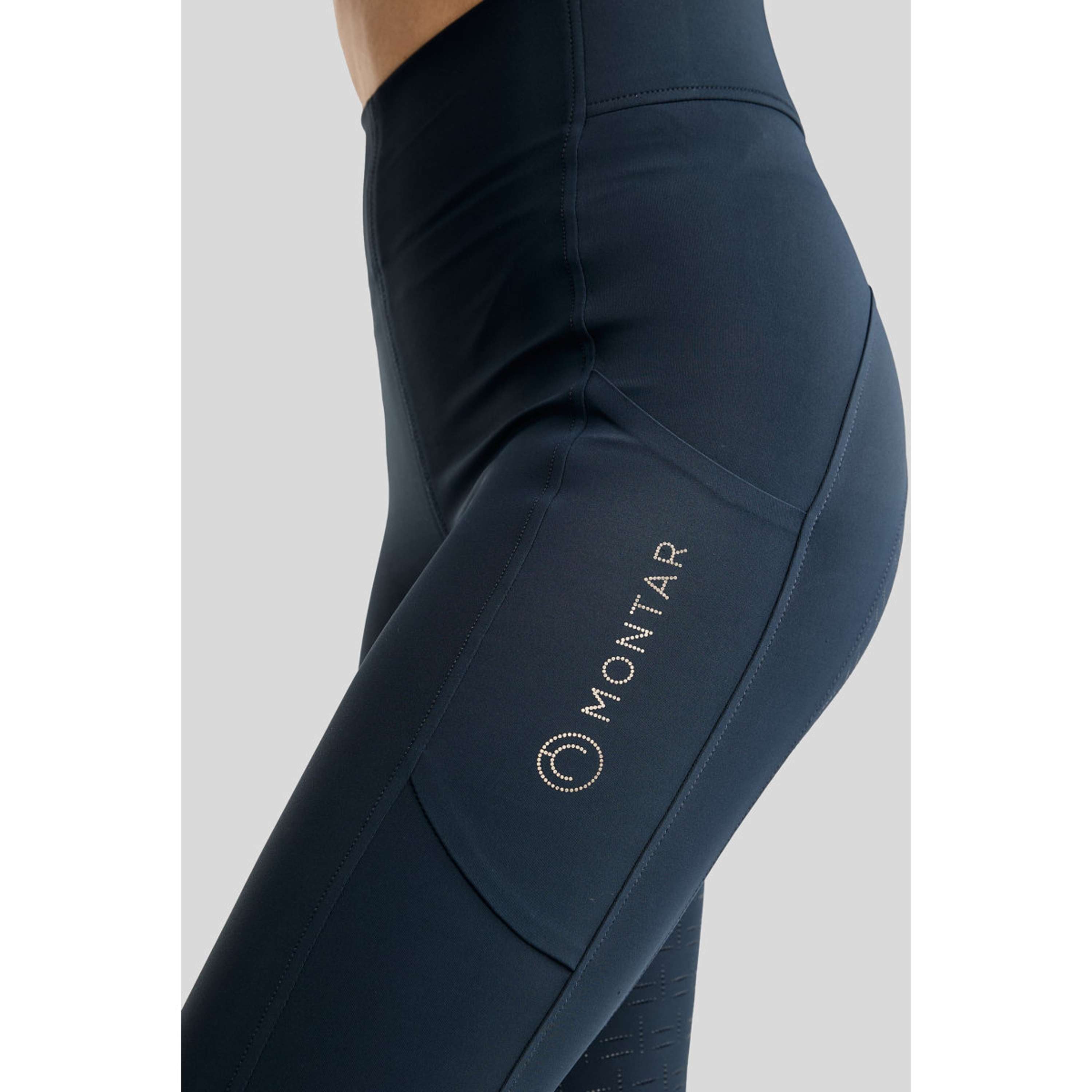 Montar Legging d'Équitation MoFair Full Grip Marine