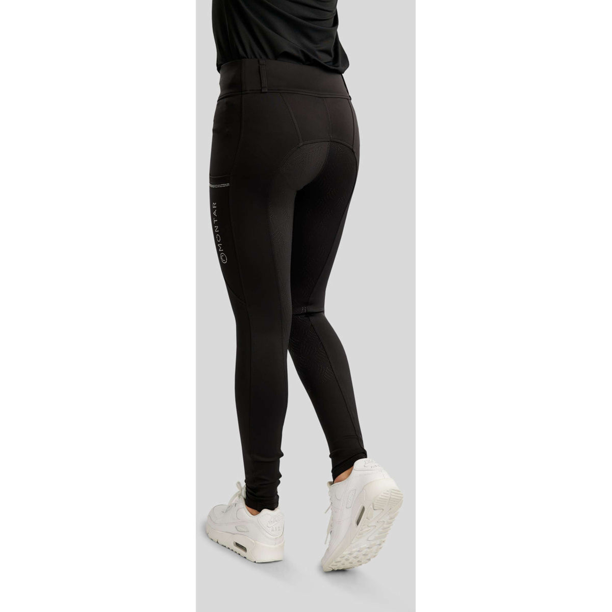 Montar Legging d'Équitation MOEverlisa Kids Full Grip Noir