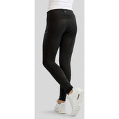 Montar Legging d'Équitation MoEverline Hybrid Golden Quartz Crystals Kids Full Grip Noir
