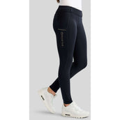 Montar Legging d'Équitation MoEverline Hybrid Golden Quartz Crystals Kids Full Grip Marine