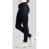 Montar Legging d'Équitation MoEverline Hybrid Golden Quartz Crystals Kids Full Grip Marine