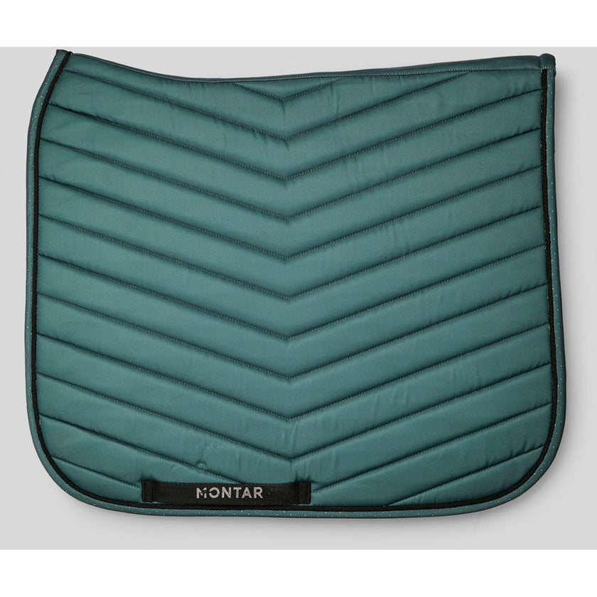 Montar Tapis de Selle Fair Gun Metal Crystals Dressage Jade