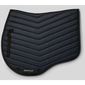 Montar Tapis de Selle Fair Gun Metal Crystals de Saut Slate Grey