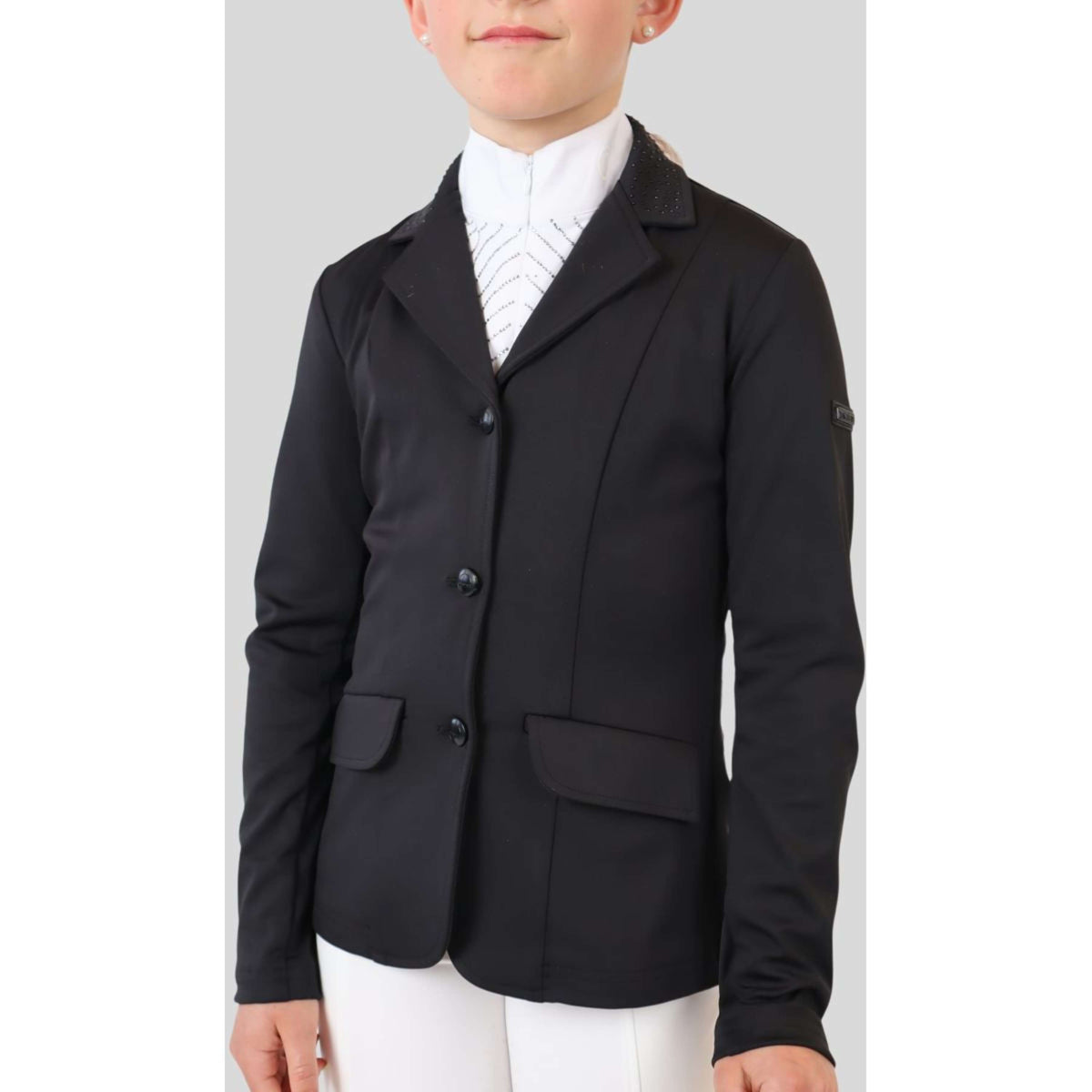 Montar Petite Veste de Concours Crystals Junior Noir