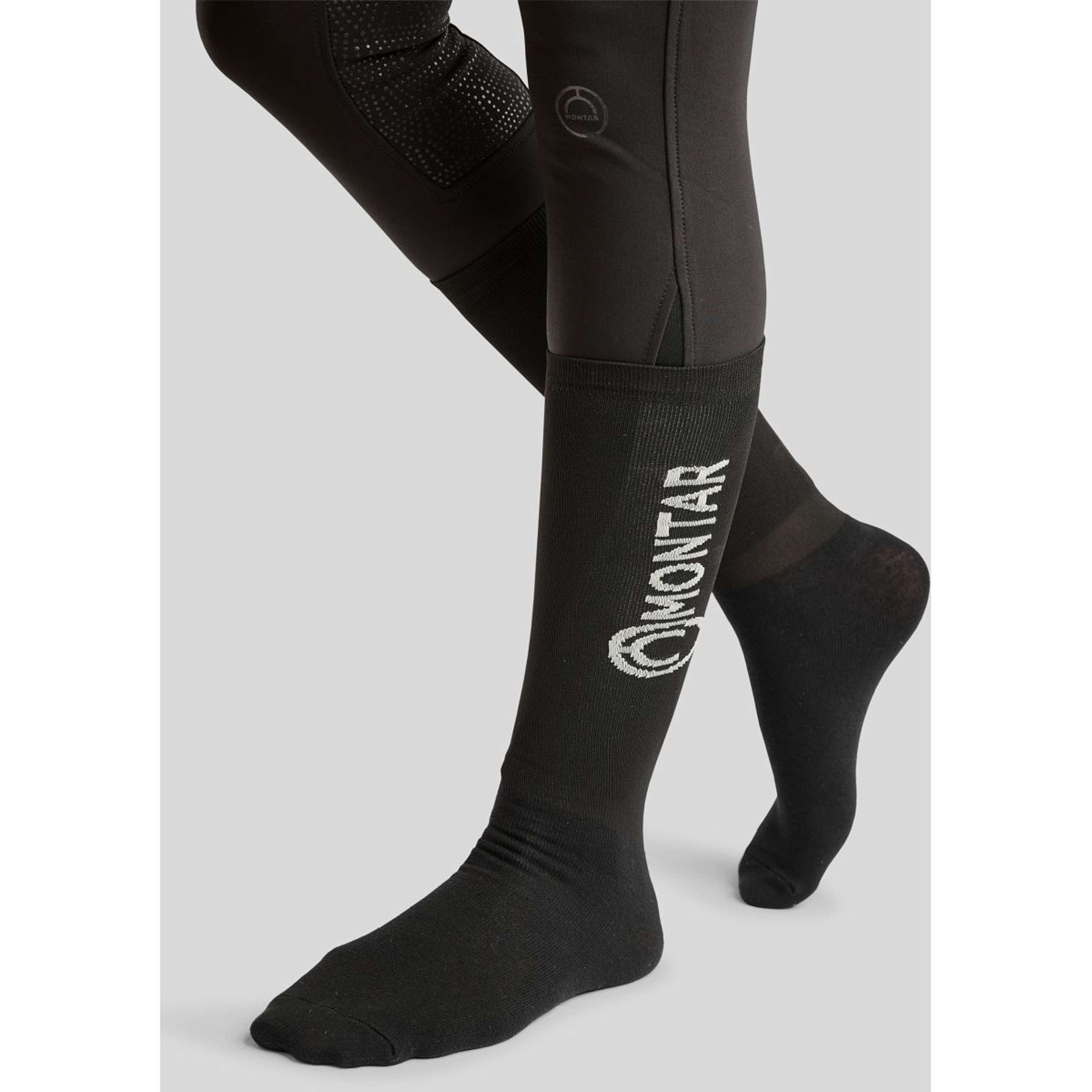 Montar Chaussettes Nylon 3-Pack Noir Montar Chaussettes Nylon 3-Pack Noir